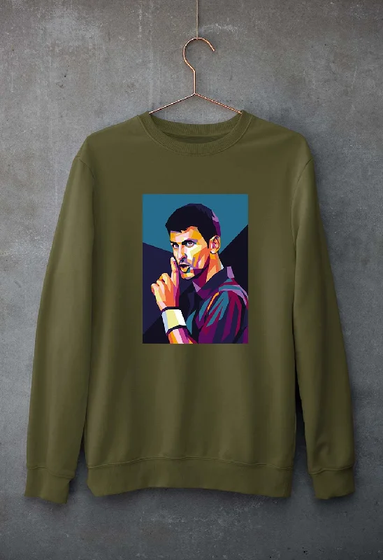 Novak Djokovic Tennis Unisex Sweatshirt for Men/Women