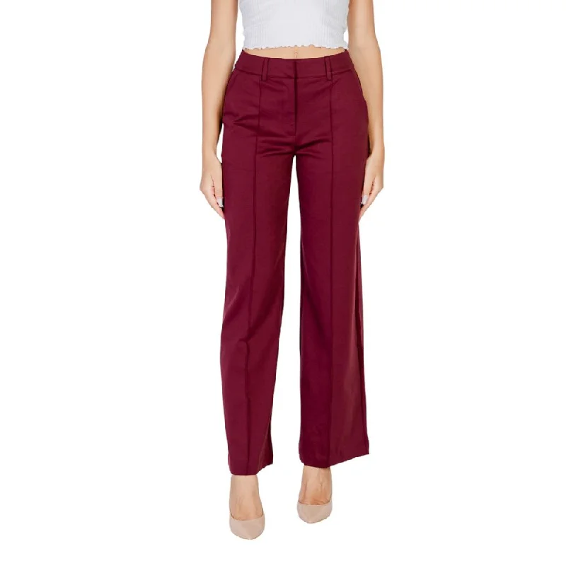 ICHI  Polyester Jeans & Women's Pant