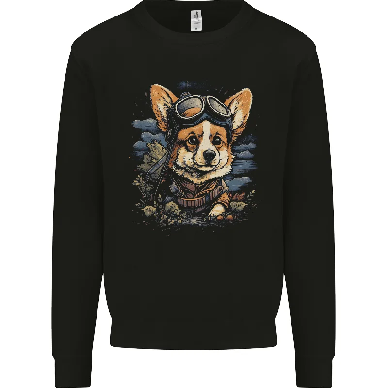 A Cute Corgi Mens Sweatshirt Jumper