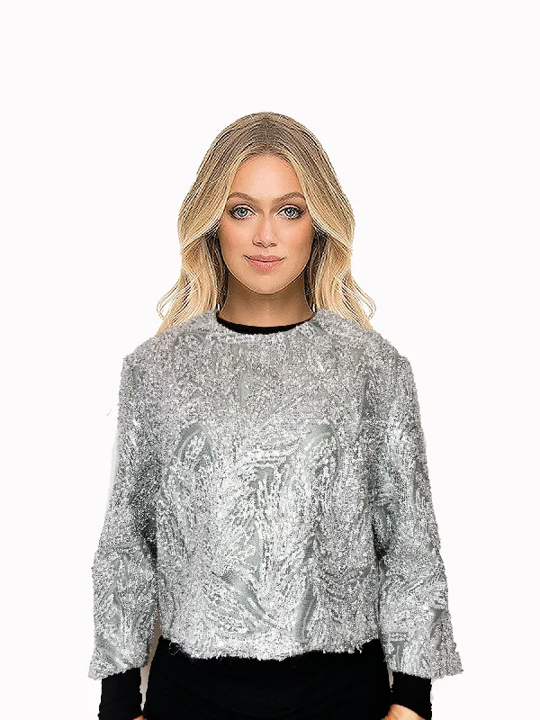 Ksenia Blouse Elegant Sequins Top