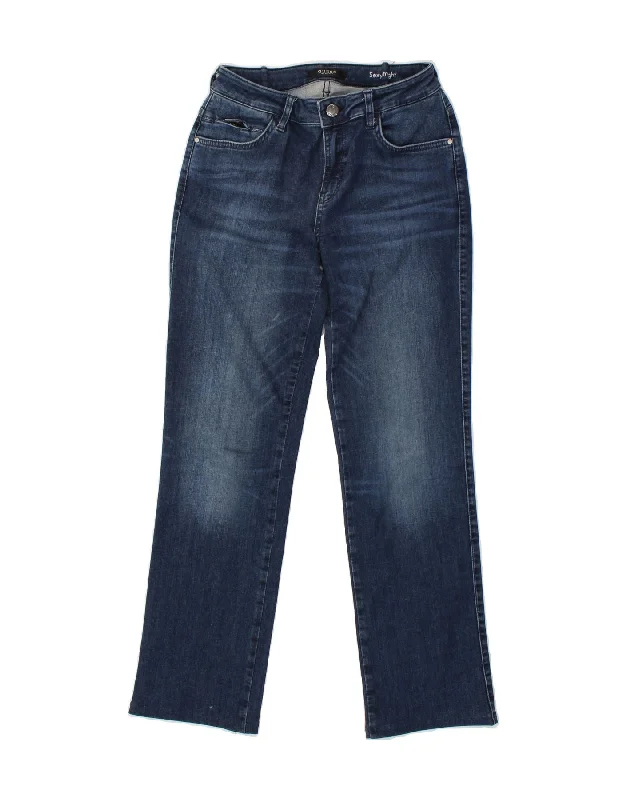 GUESS Womens Straight Jeans W29 L29  Blue Cotton