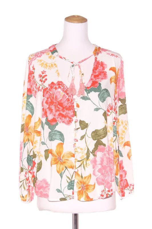 LABEL OF LOVE (LN) Floral button up blouse! 12