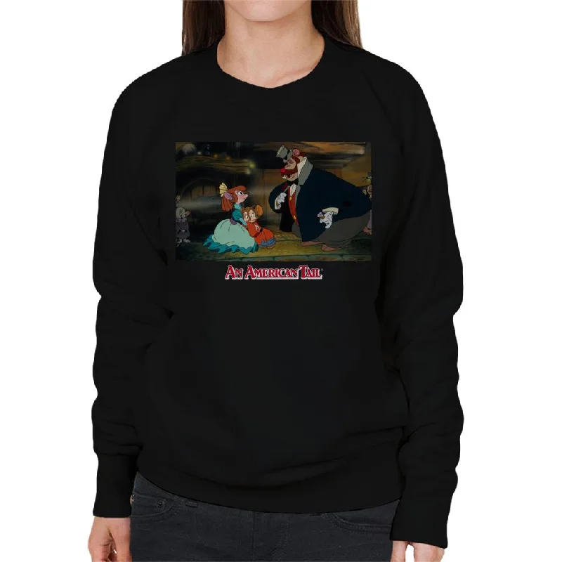 An American Tail Bridget Fieval And Honest John Women's Sweatshirt