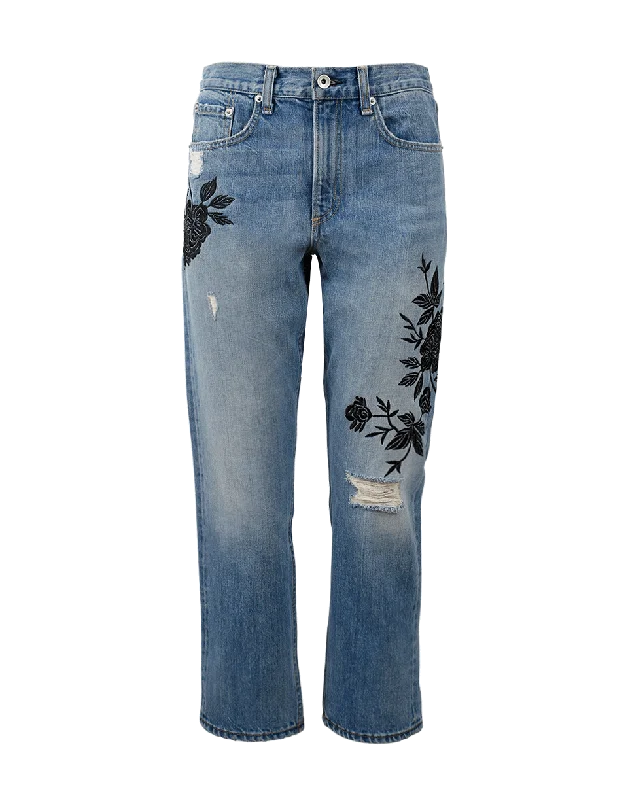 Marilyn Cropped Pant Chic Slim Fit Pants