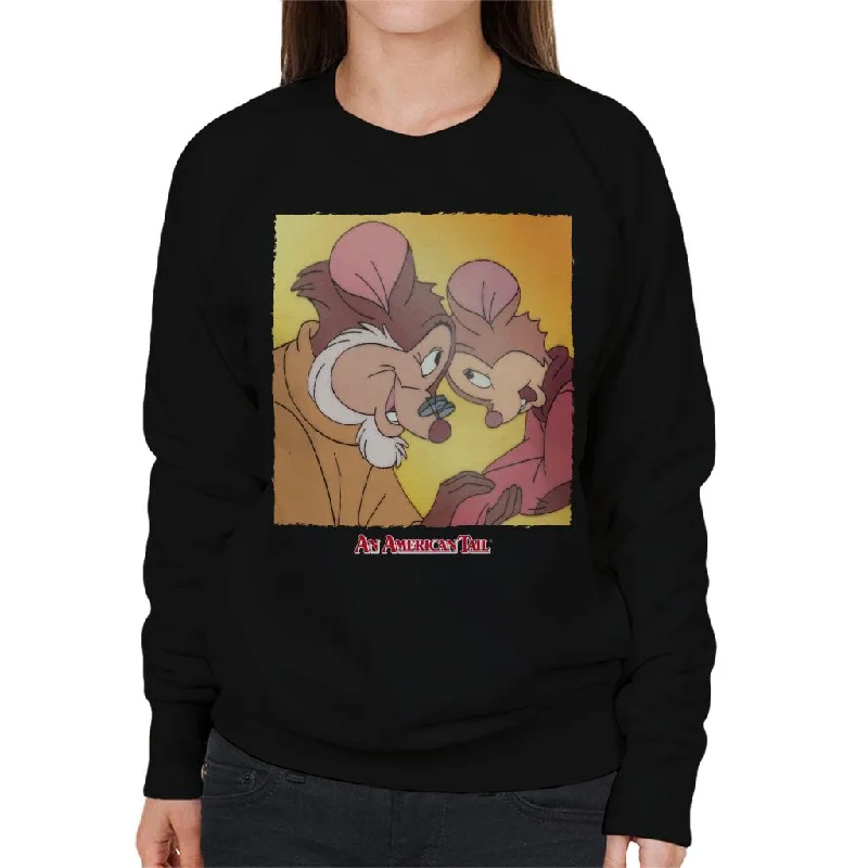 An American Tail Fieval And Papa Mousekewitz Women's Sweatshirt