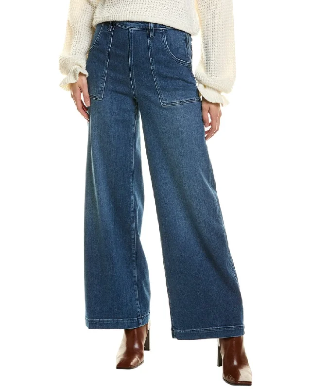 FRAME Denim Francoise Crossings Clean Wide Leg Jean