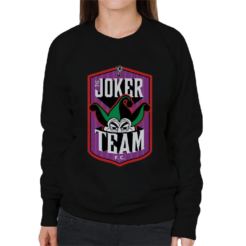 Batman Sports The Joker FC Team Women's Sweatshirt