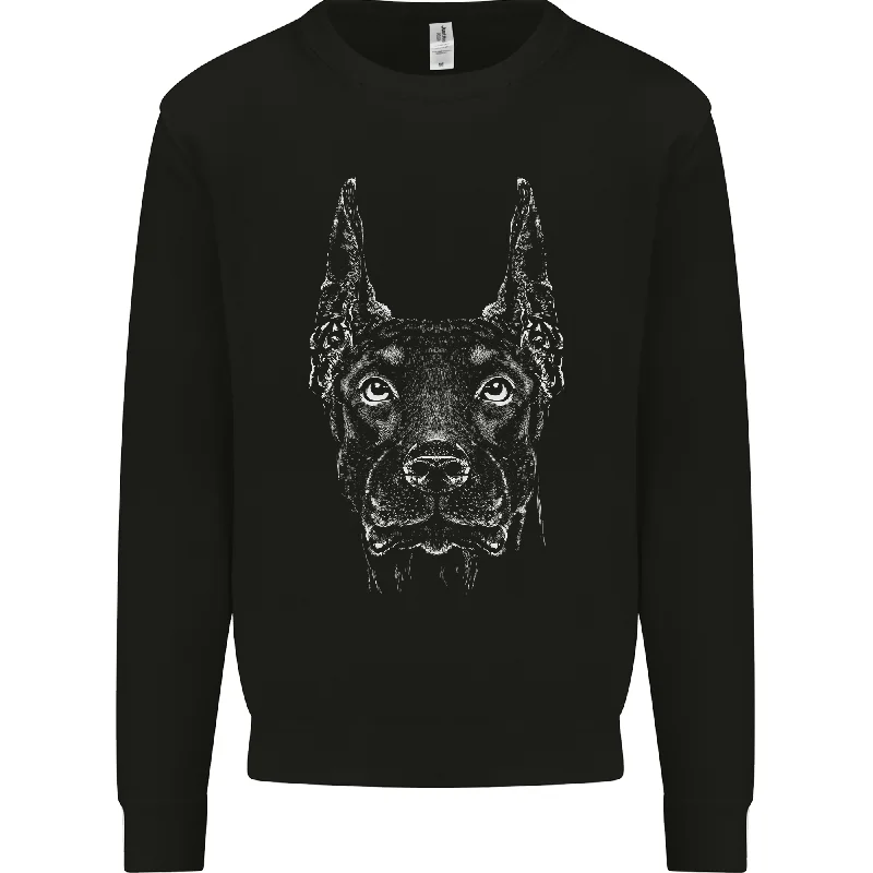 A Doberman Dog Mens Sweatshirt Jumper