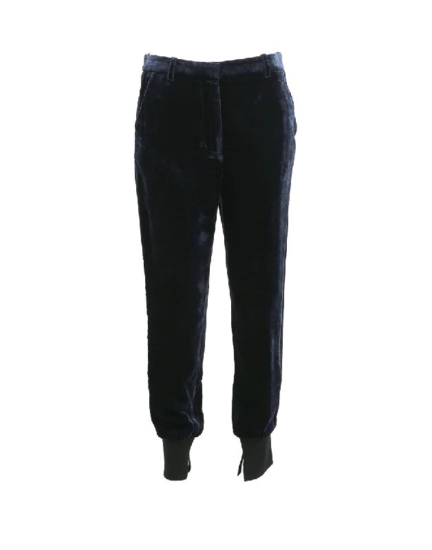Liquid Velvet Jogger Pant Comfortable Denim Pants