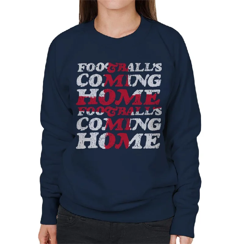 Football's Coming Home Cascade Flag Women's Sweatshirt