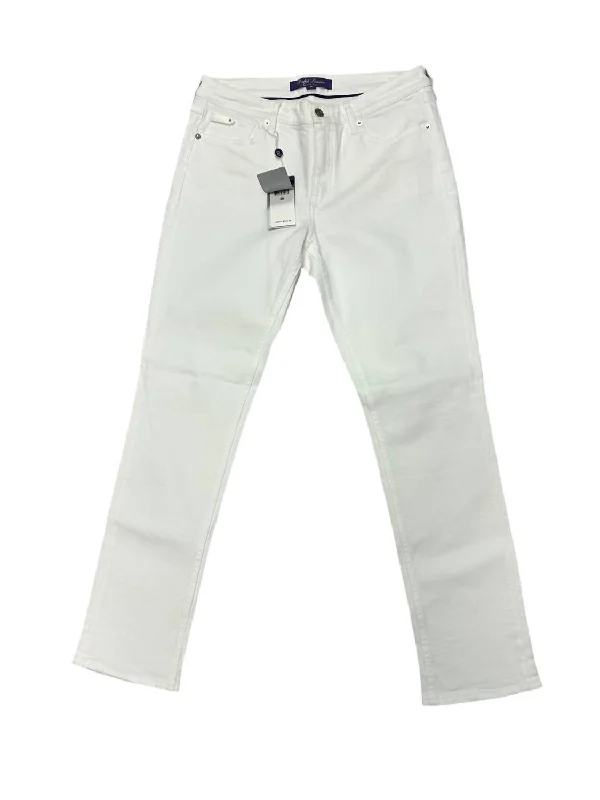 Women's Icon Jean In White