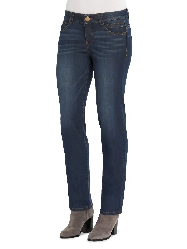 Ab'solution Straight Leg Jeans In Classic Indigo