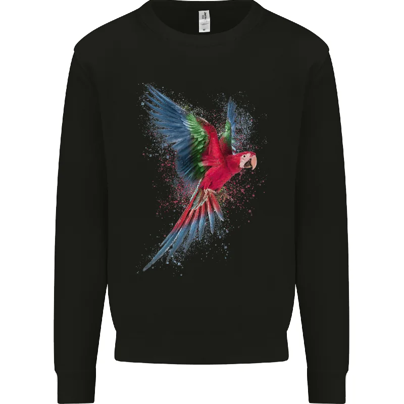 A Colourful Parrot Mens Sweatshirt Jumper