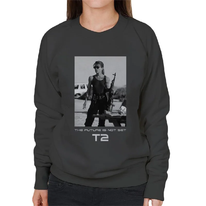 Terminator 2 Judgement Day Sarah Connor The Future Women's Sweatshirt