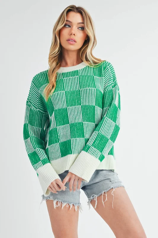 Simone Check Sweater