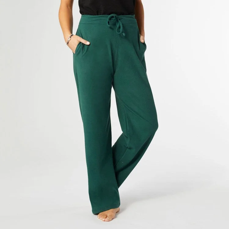 Smooth Wide Leg Pant | Evergreen