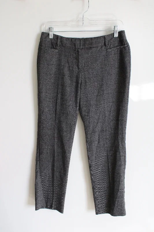 Zac & Rachel Black Gray Plaid Pants | 4 Petite