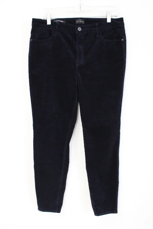 Talbots Corduroy Jegging Navy Blue Pant | 10