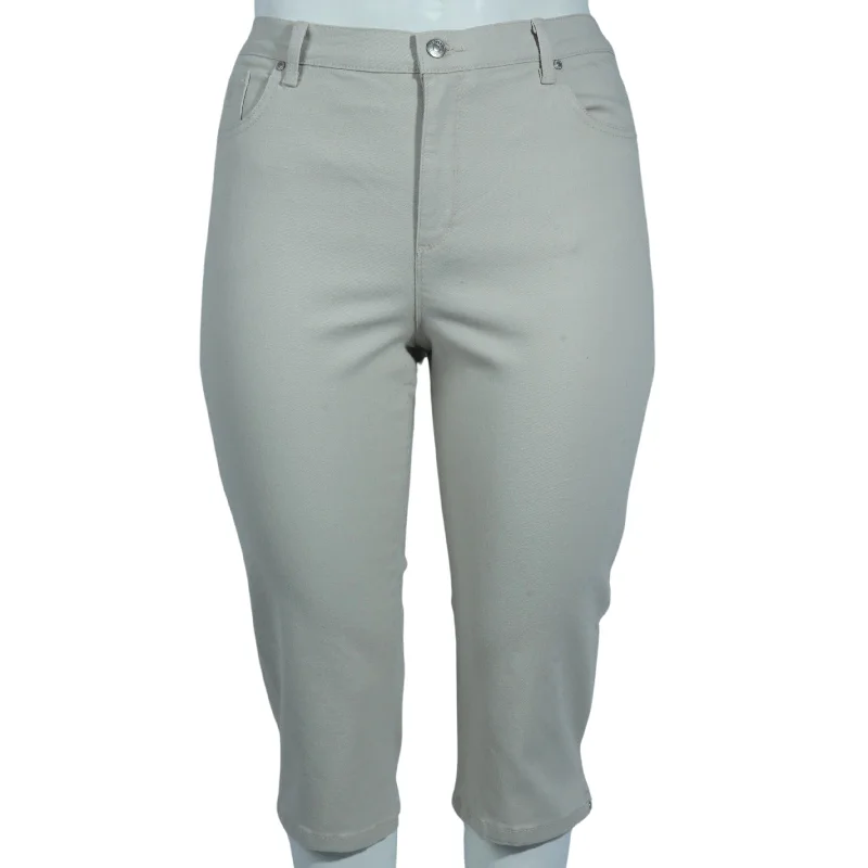 GLORIA VANDERBILT - Belt Loops Capri Pants