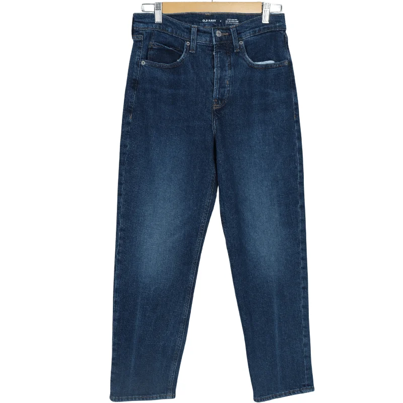 OLD NAVY - Extra high rise sky hi straight denim pants