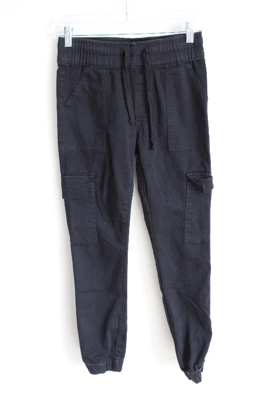 V.I.P. Black Drawstring Jogger Pant | 3/4