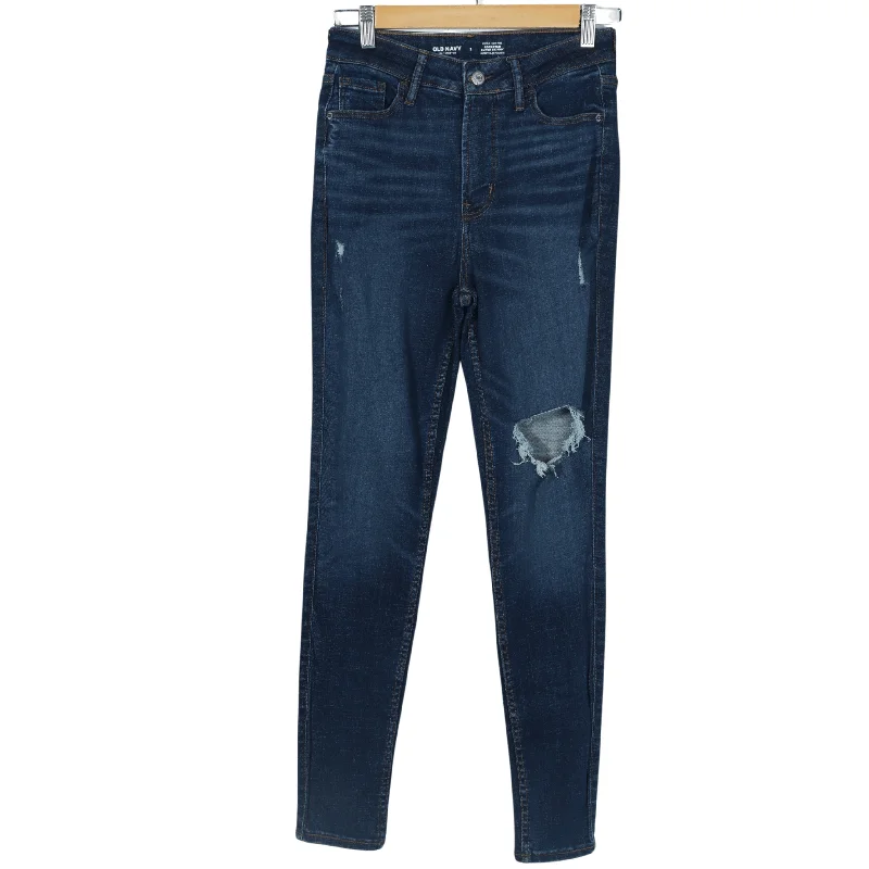 OLD NAVY - Extra high rise Super skinny denim pants