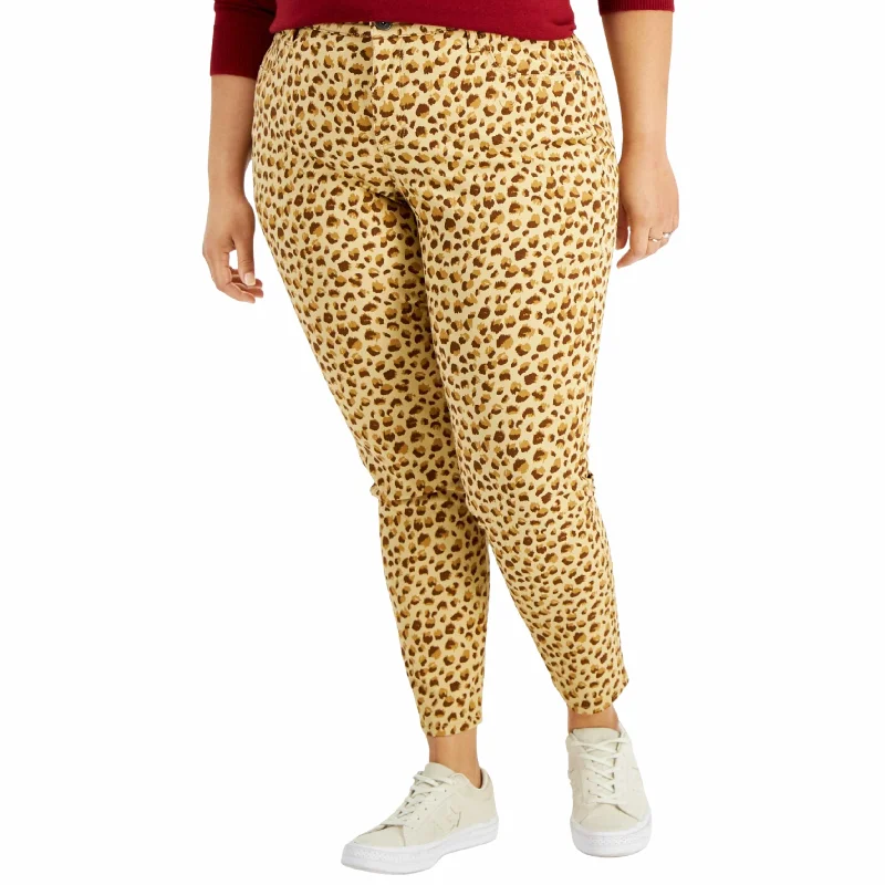 STYLE & CO. - Curvy-Fit Skinny Printed Pants