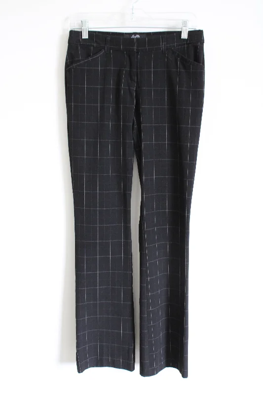 Leighton Black White Windowpane Pant | 3