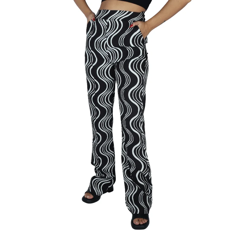 IMPERIALE - Swirl straight leg pants