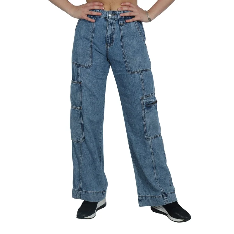 WILD FABLE - High Rise Wide Leg Cargo Pants