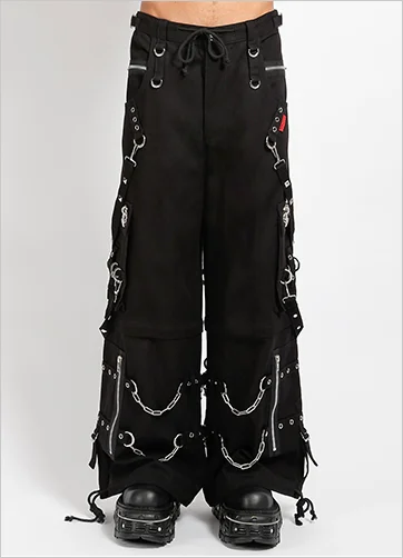 SKULL STUD DENIM PANT