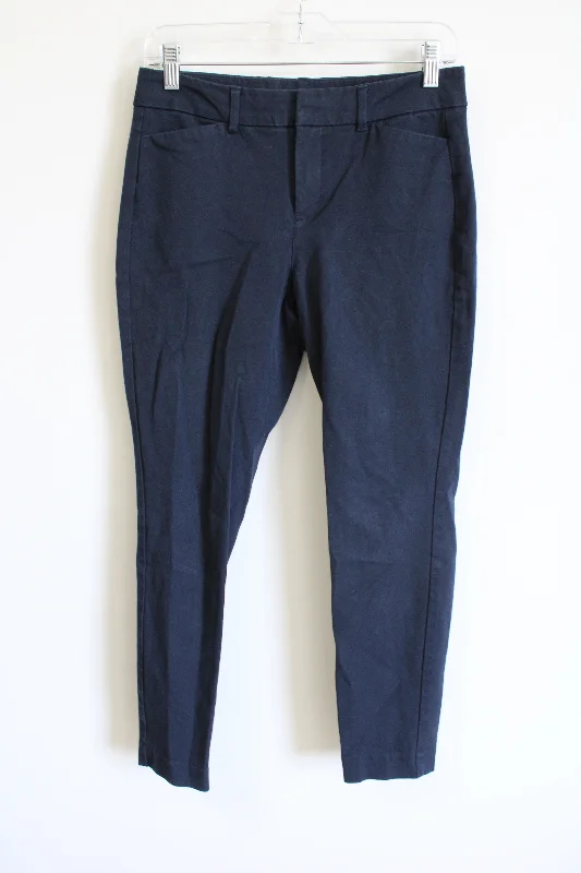 Old Navy Pixie High Rise Navy Blue Pant | 4