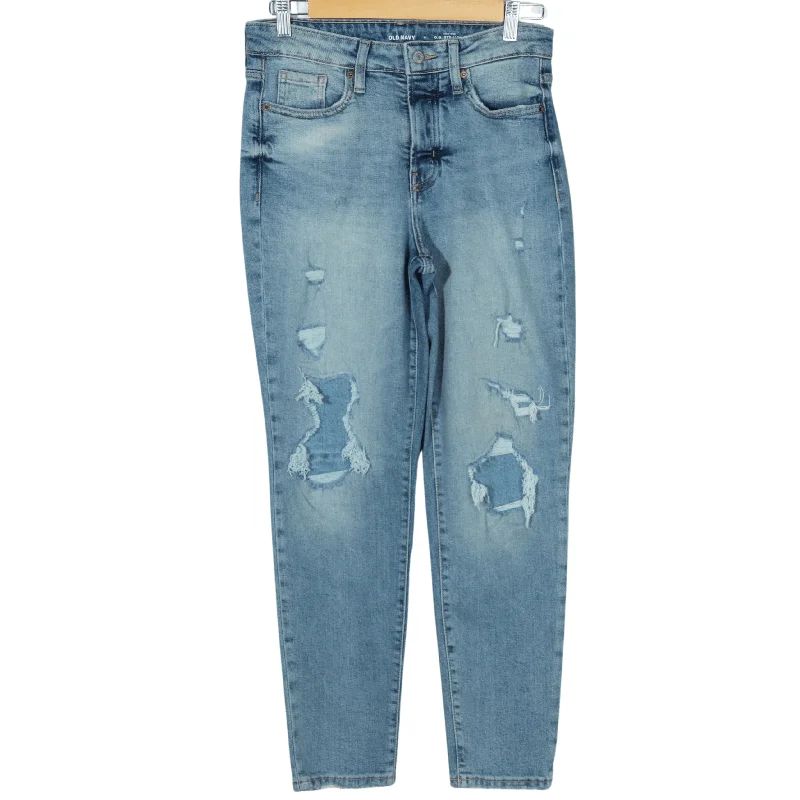 OLD NAVY - High rise straight denim pants