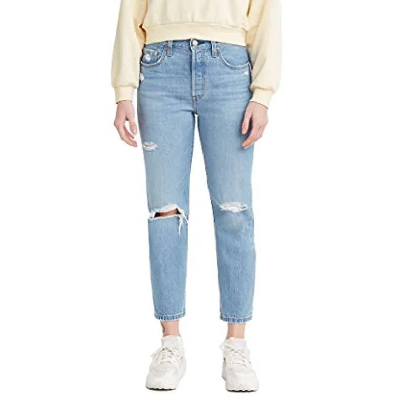 LEVI'S -  501 Crop Blue Pants 29-Regular