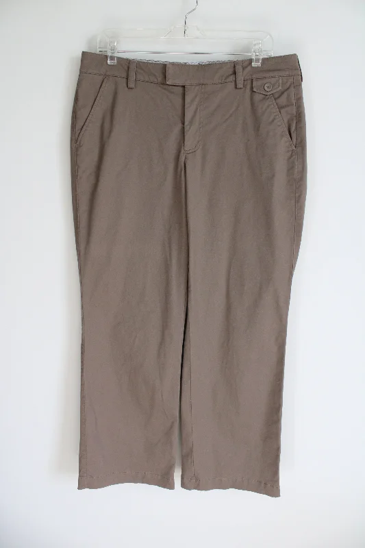 Dockers Mid Rise Curvy Brown Pants | 12 Short