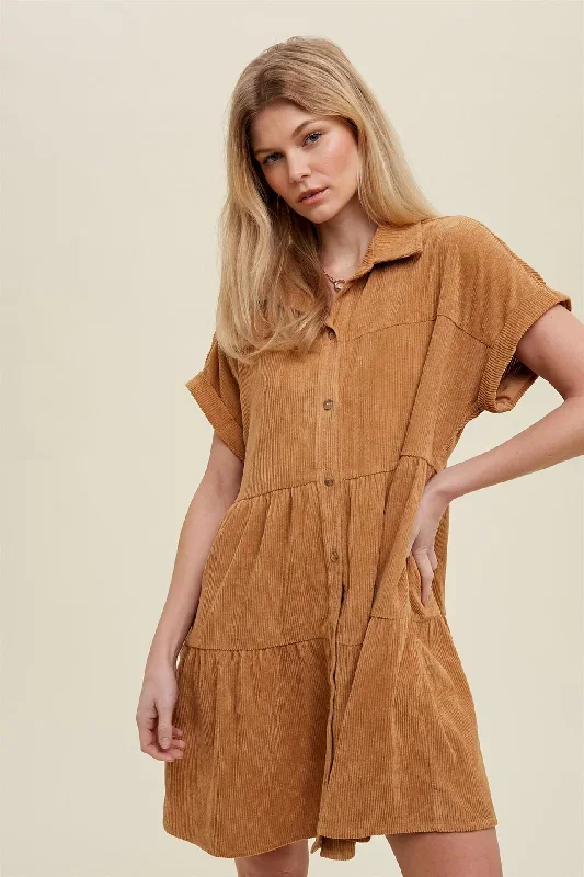 LEOPARD PRINT PETER PAN COLLAR MINI DRESS