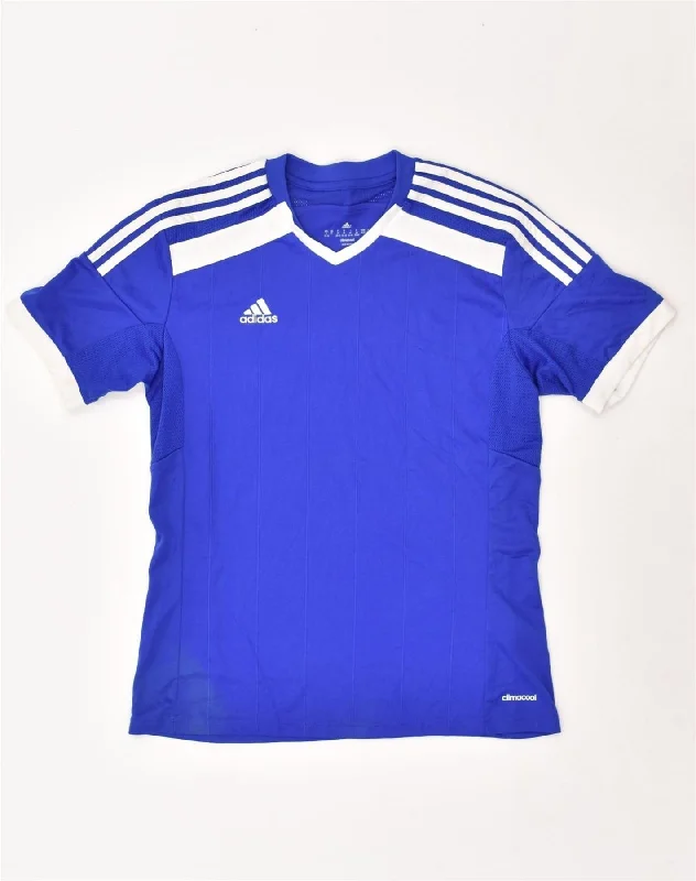 ADIDAS Womens Climacool T-Shirt Top UK 12-14 Medium Blue Polyester Front Pockets Side Pockets Patch Pockets ADIDAS Womens Climacool T-Shirt Top UK 12-14 Medium Blue Polyester Front Pockets Side Pockets Patch Pockets