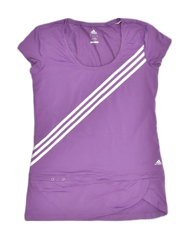 ADIDAS Womens Climacool T-Shirt Top UK 16 Large Purple Polyamide Satin Blend Silk Blend Wool Blend ADIDAS Womens Climacool T-Shirt Top UK 16 Large Purple Polyamide Satin Blend Silk Blend Wool Blend