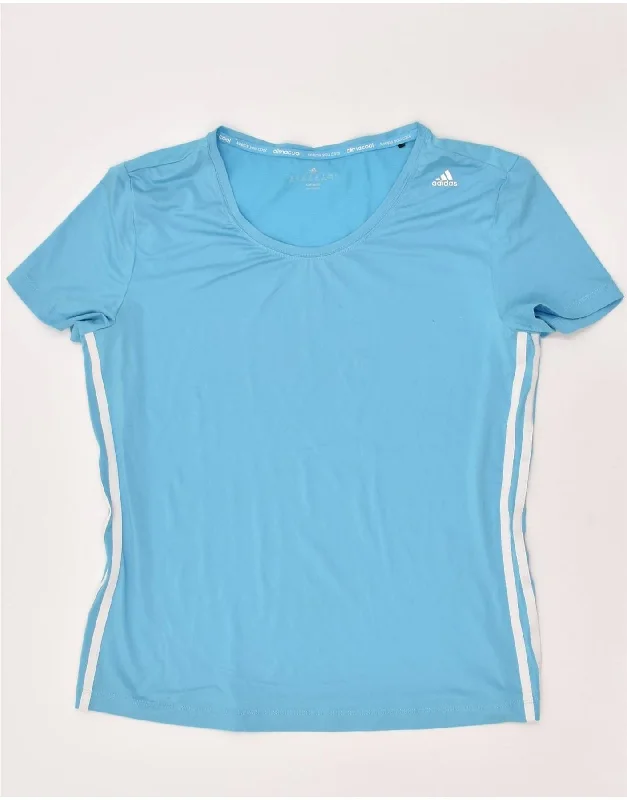 ADIDAS Womens Climacool T-Shirt Top UK 18 XL Blue Jersey Fabric Tulle Fabric Batik Fabric ADIDAS Womens Climacool T-Shirt Top UK 18 XL Blue Jersey Fabric Tulle Fabric Batik Fabric