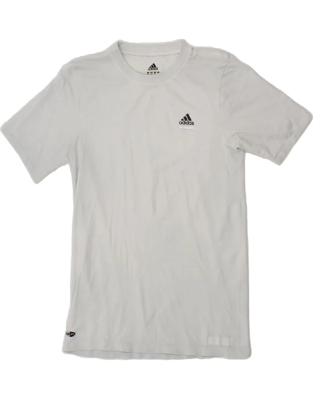 ADIDAS Womens Climalite Slim T-Shirt Top UK 20 2XL Blue Modern Contemporary Chic