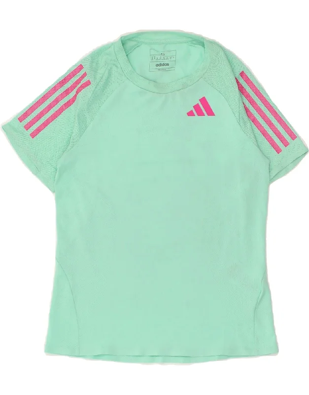 ADIDAS Womens Graphic T-Shirt Top UK 4/6 XS Green Polyester Anti-Pilling Machine Wash Handmade ADIDAS Womens Graphic T-Shirt Top UK 4/6 XS Green Polyester Anti-Pilling Machine Wash Handmade