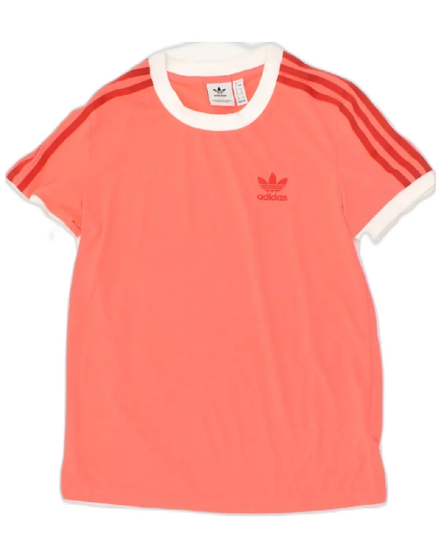 ADIDAS Womens T-Shirt Top UK 8 Small Pink Polyester Anti-Pilling Machine Wash Handmade ADIDAS Womens T-Shirt Top UK 8 Small Pink Polyester Anti-Pilling Machine Wash Handmade