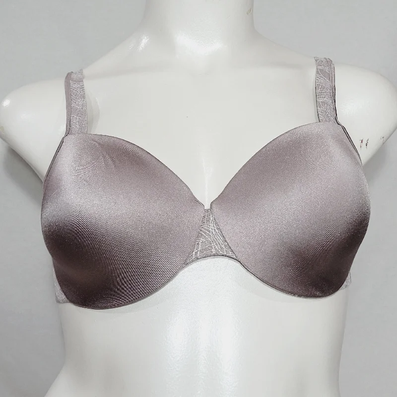 Bali BB64 Worry Free Beige Padded Underwire T-Shirt Bra 42C Taupe NWT Lace Blend Ribbed Blend Corduroy Blend
