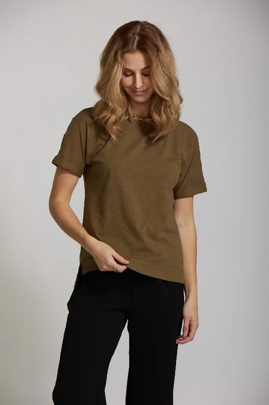 Basic Tee - Forest Fitted T-Shirt Seamless Stretchy