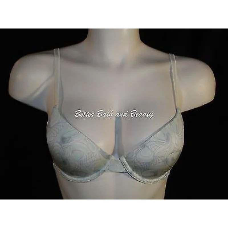 Calvin Klein F3167 Molded Contour T-Shirt Underwire Bra 32C Blue Multi Color Casual Formal Business Calvin Klein F3167 Molded Contour T-Shirt Underwire Bra 32C Blue Multi Color Casual Formal Business