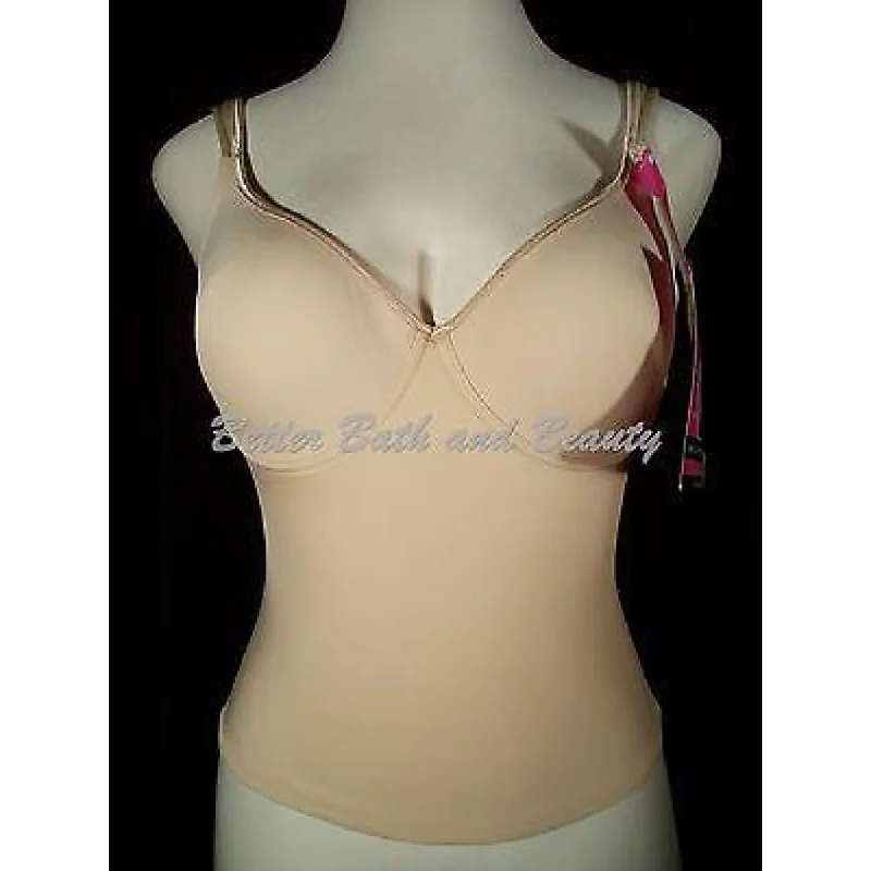 Dr. Rey's Shapewear Longline T-Shirt Underwire Bra 34B Nude NWT Solid Print Embellished Dr. Rey's Shapewear Longline T-Shirt Underwire Bra 34B Nude NWT Solid Print Embellished