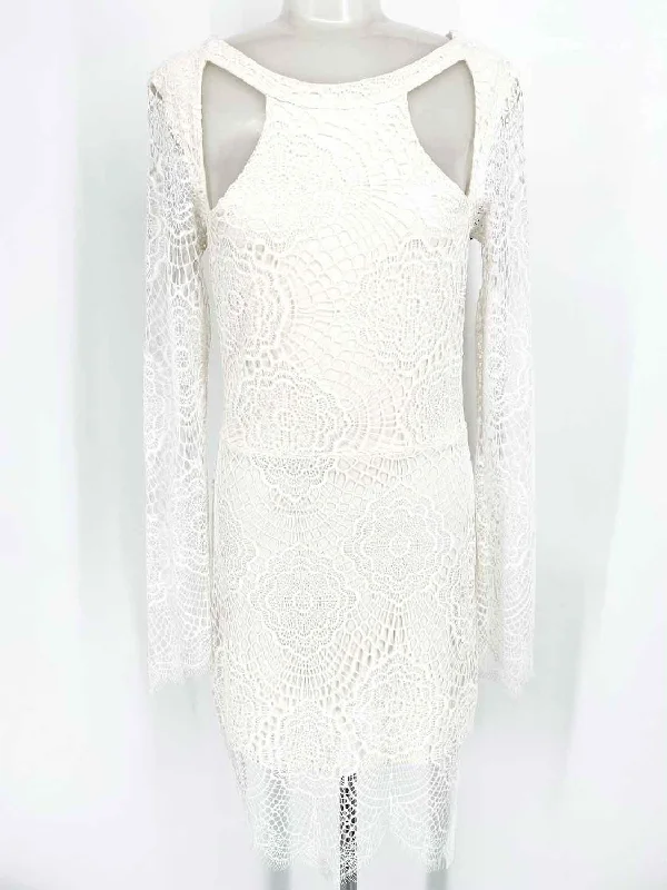 For Love & Lemons Size M Ivory sheath Lace Dress