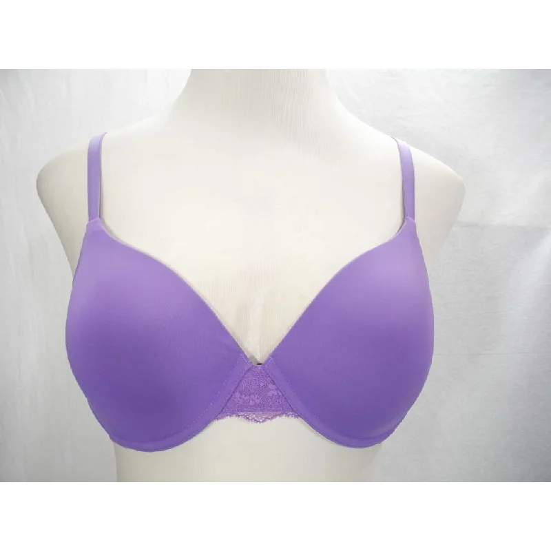 Gap Body Favorite T-Shirt Lace Trimmed Underwire Bra 34D Purple Collared Crew Neck Turtle Neck Gap Body Favorite T-Shirt Lace Trimmed Underwire Bra 34D Purple Collared Crew Neck Turtle Neck