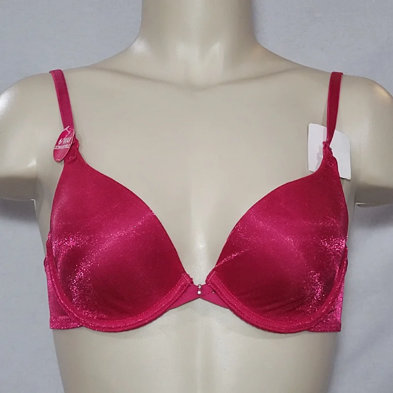 Lily Of France 2177100 Your Perfect T-Shirt Underwire Bra 34B Glitzed Pink NWT Fitted T-Shirt Seamless Stretchy Lily Of France 2177100 Your Perfect T-Shirt Underwire Bra 34B Glitzed Pink NWT Fitted T-Shirt Seamless Stretchy