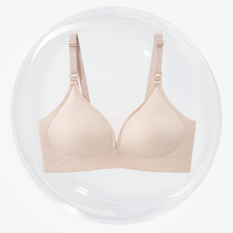 Little K Mesh T-Shirt Nursing Bra - Nude Lace Blend Ribbed Blend Corduroy Blend